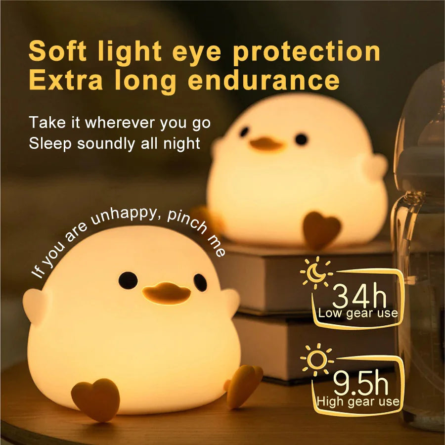 Doudou Duck Silicone Night Light by Anti Spier