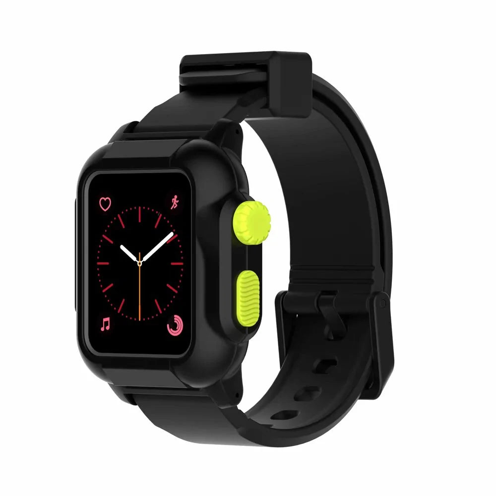 Waterproof Box Case Strap For Apple Watch by Anti Spier