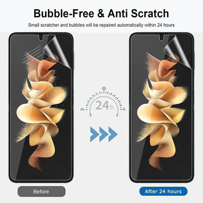 For Samsung Galaxy Z Flip 3 5G Soft Hydrogel Screen Protector Film/HD Lens Cover by Anti Spier