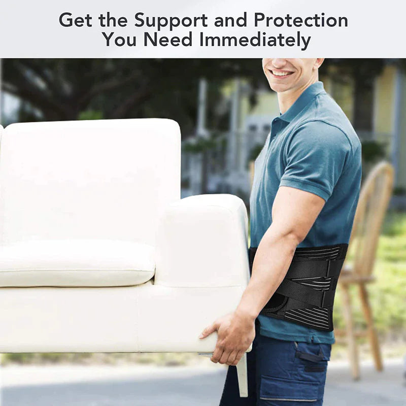 Adjustable Lower Back Brace Lumbar Support Waist Belt For Men Women Pain Relief by Anti Spier