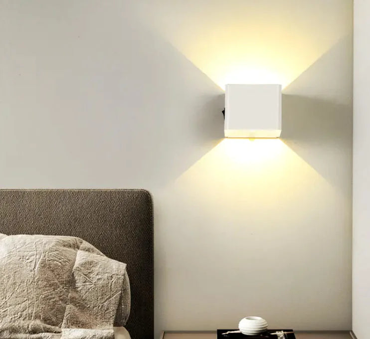 Rechargeable Bedroom Bedside Wall Lamp by Anti Spier