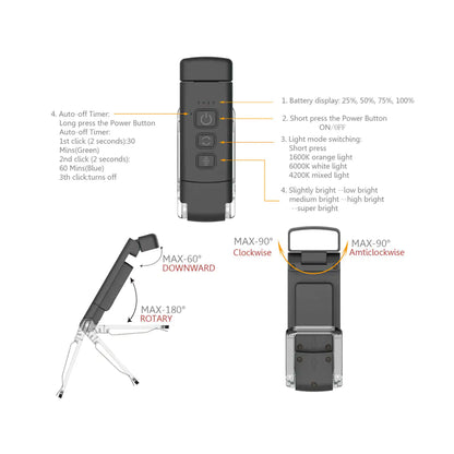 Reading light with stand by Anti Spier