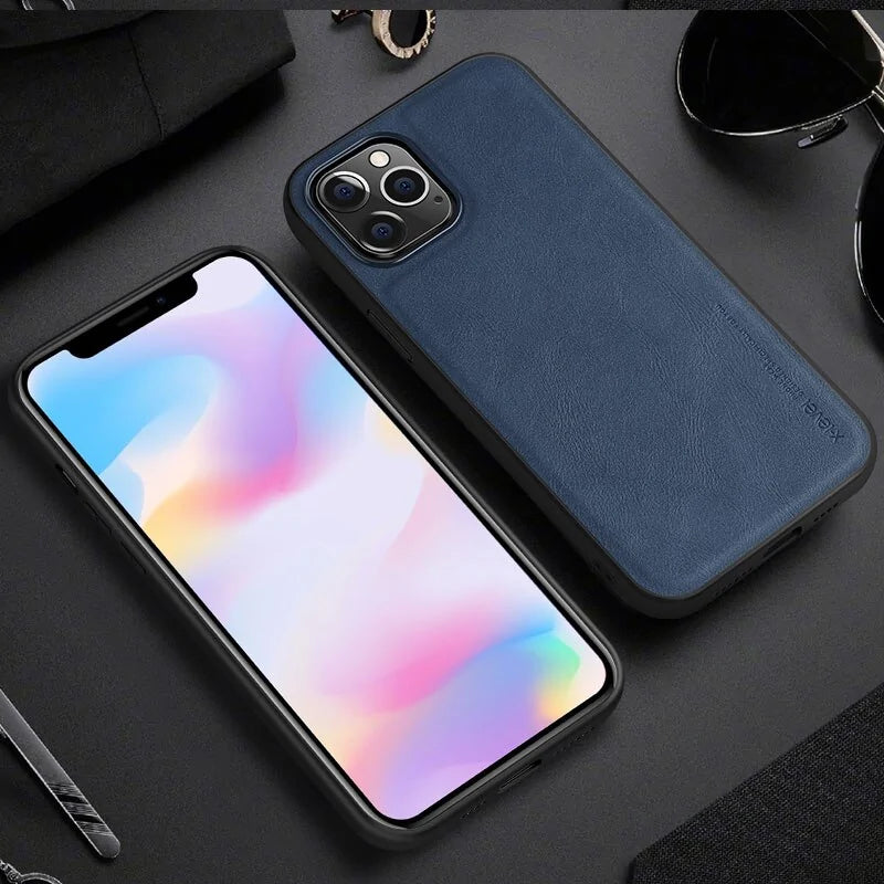 Leather iPhone Case by Anti Spier