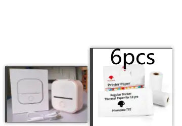 Portable Mini Thermal Label Printer Home Photo Printer Student Wrong Question Printer Bluetooth Mini Label Printer Price Tag by Anti Spier