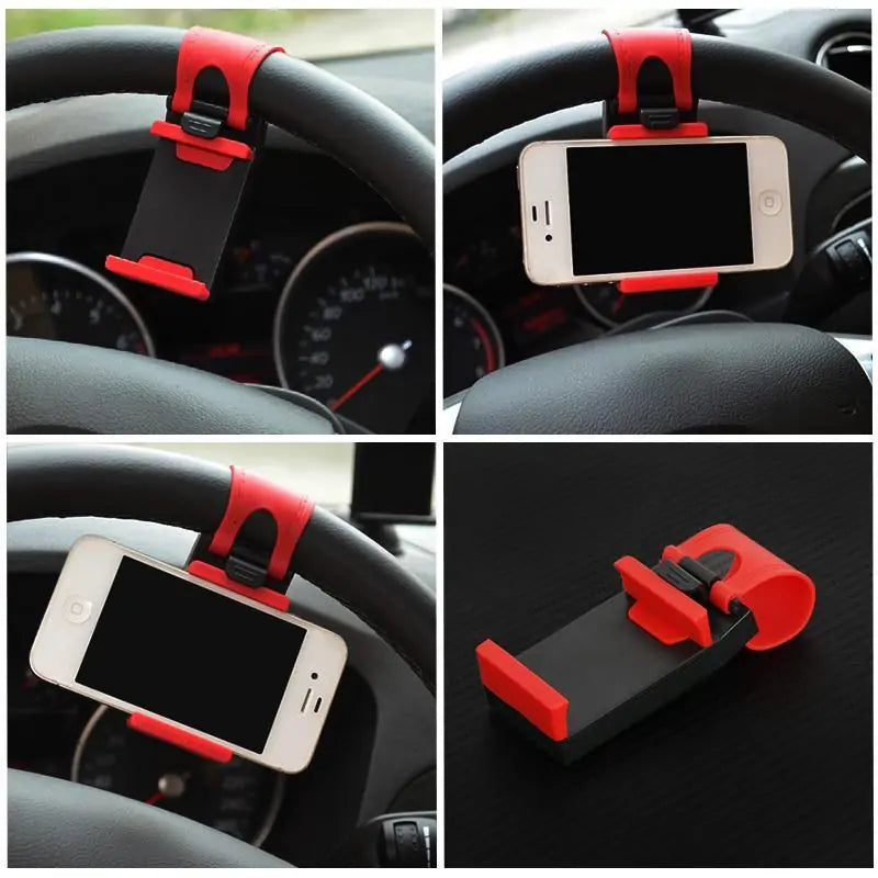 Steering Wheel Universal Smartphone Holder by Anti Spier