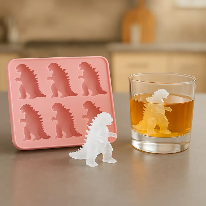 Godzilla Ice Mold Kitchen Home ice tray mold by Hypersku