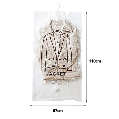 Closet Hanging Organizer Vacuum Bag by Anti Spier