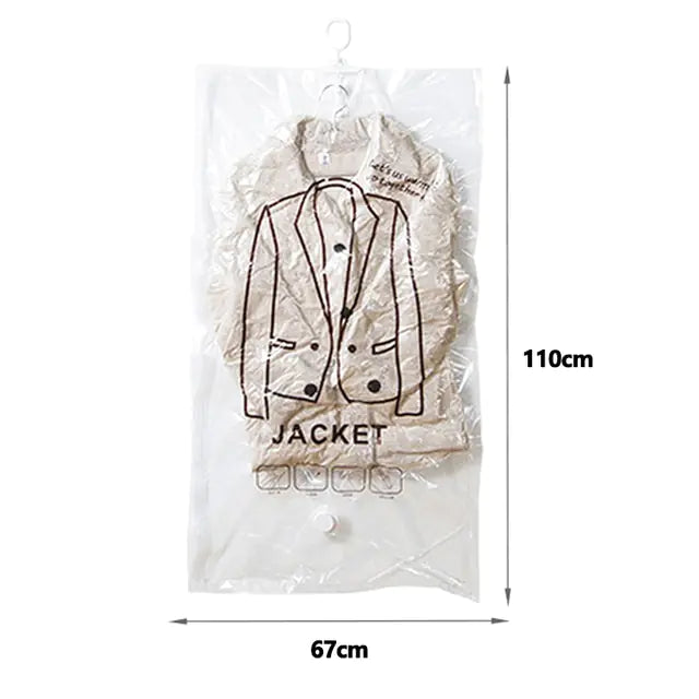 Closet Hanging Organizer Vacuum Bag by Anti Spier