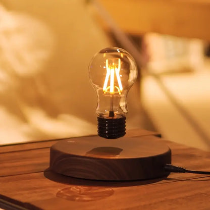 Levitating Light Bulb, Magnetic Floating Levitation Lamp, Decoration For Room And Office, Unique Tech Gift by Anti Spier