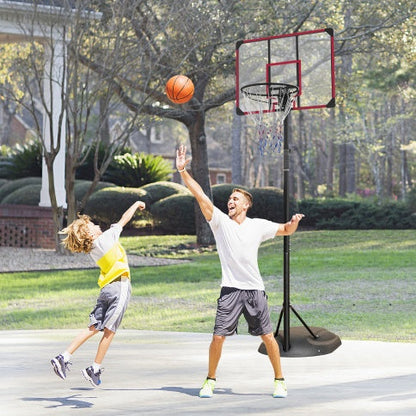 Portable Basketball Hoop System Stand Height Adjustable 7.5ft - 9.2ft With 32 Inch Backboard And Wheels For Youth Adults Indoor Outdoor Basketball Goal by Anti Spier