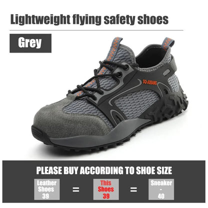 Anti-collision and Anti-smashing Breathable Safety Shoes by Anti Spier