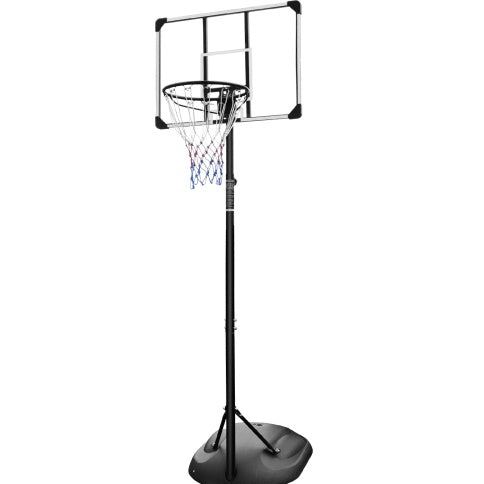 Portable Basketball Hoop System Stand Height Adjustable 7.5ft - 9.2ft With 32 Inch Backboard And Wheels For Youth Adults Indoor Outdoor Basketball Goal by Anti Spier