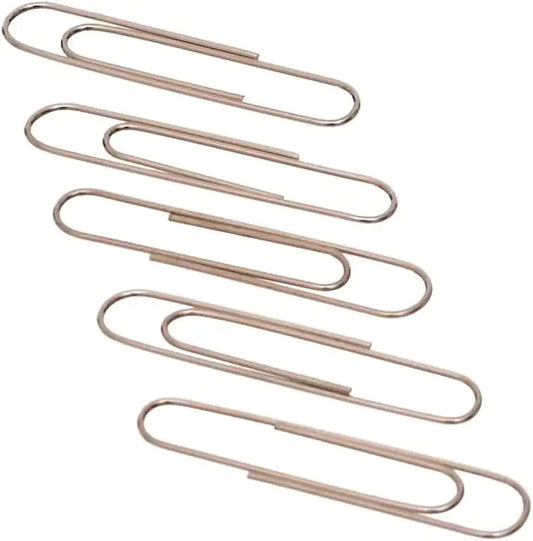 Jumbo (50mm) Silver Paper Clip (100/Pack) by Anti Spier