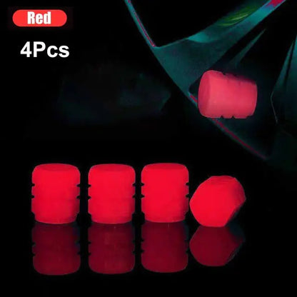Glow in The Dark Tire Valve Caps by Anti Spier