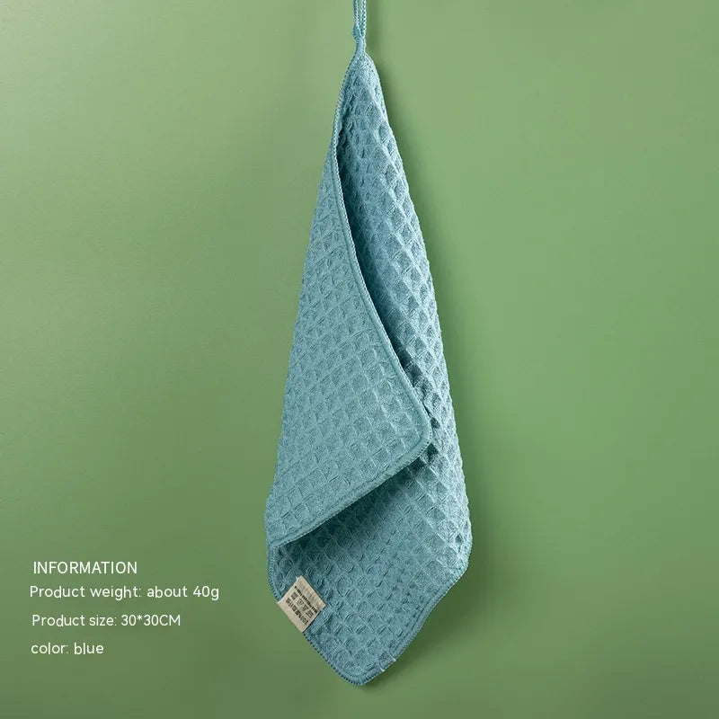 Microfiber Skin-friendly Non-lint Waffle Microfiber Towel by Anti Spier