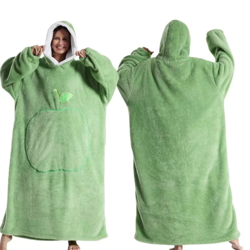 Lengthened Solid Color Home Lazy Clothes by Anti Spier