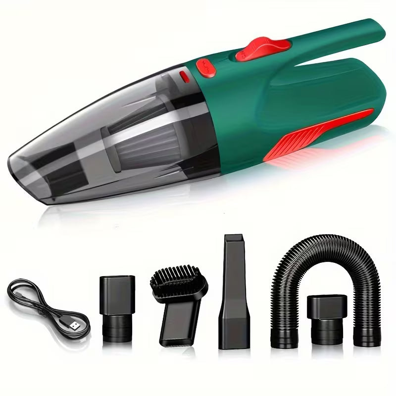 Wireless Car Vacuum Cleaner - Large Suction, Capacity, Charging, Suitable for Home And Car/Office Cleaning, Portable with Crevice Tool by Anti Spier