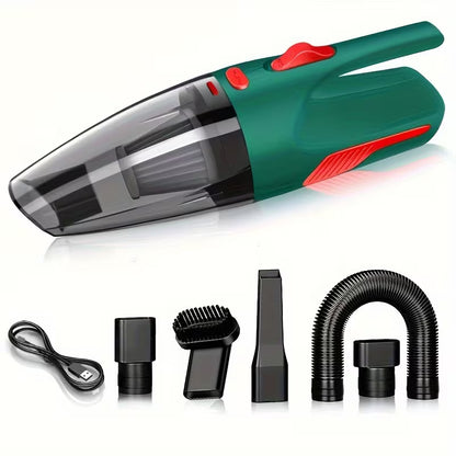 Wireless Car Vacuum Cleaner - Large Suction, Capacity, Charging, Suitable for Home And Car/Office Cleaning, Portable with Crevice Tool by Anti Spier