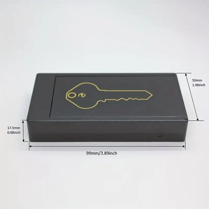 Large magnetic key holder designed for outdoor use, perfect for securely hiding keys for vehicles, boats, homes, Airbnb rentals, and emergencies. by Anti Spier
