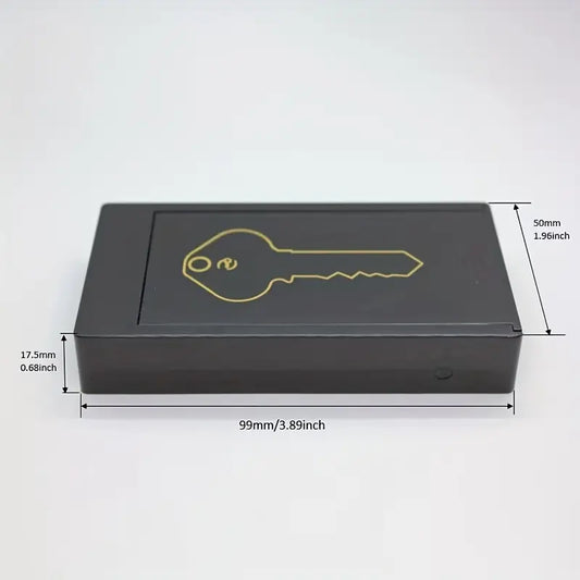 Large magnetic key holder designed for outdoor use, perfect for securely hiding keys for vehicles, boats, homes, Airbnb rentals, and emergencies. by Anti Spier