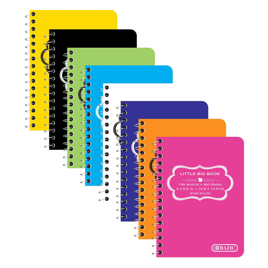 Spiral Fat Book Poly Cover 4" X 5.5" 150 Ct. by Anti Spier