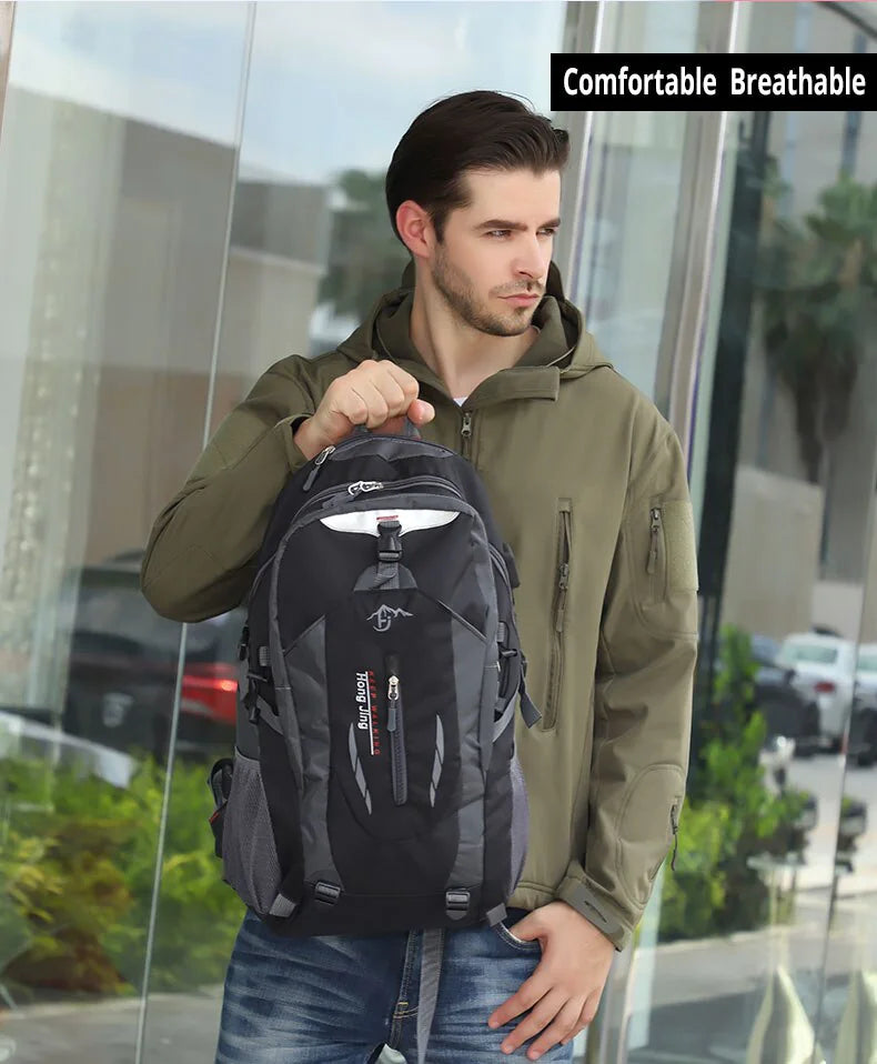 40L Men Women Travel Backpack Rucksack Camping Laptop Hiking School Book Bag USA by Anti Spier