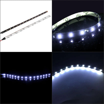 Lot Waterproof 12''/15 DC 12V Motor LED Strip Underbody Light For Car Motorcycle by Anti Spier