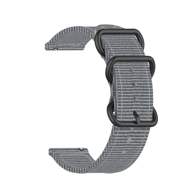 18mm 20mm 22mm Durable Military Woven Nylon Wrist Watch Band Quick Release Strap by Anti Spier
