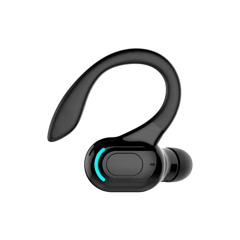 New Bluetooth 5.1 Headset Wireless Earbuds Earphones Stereo Headphones Ear Hook by Anti Spier