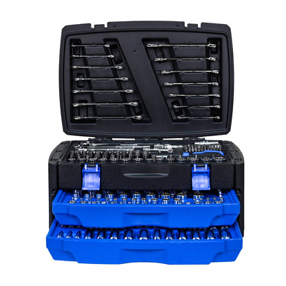 Black Hand Tool Box With Toolset 266Pcs by Anti Spier
