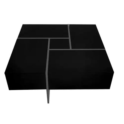 Unique Design Coffee Table With 4 Hidden Storage Compartments by Anti Spier