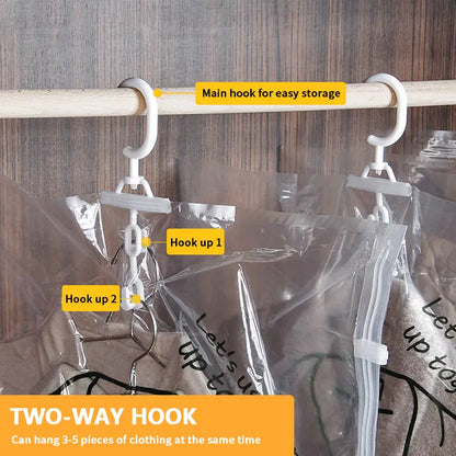 Closet Hanging Organizer Vacuum Bag by Anti Spier