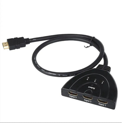 3 Port HDMI Splitter Cable 1080/4K Switch Switcher HUB Adapter for HDTV PS4 Xbox by Anti Spier