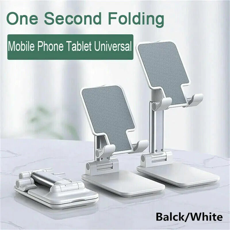 Adjustable Cell Phone Tablet Stand Desktop Holder Mount Mobile Phone iPad iPhone by Anti Spier