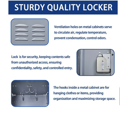 Metal Lockers With Locks by Anti Spier