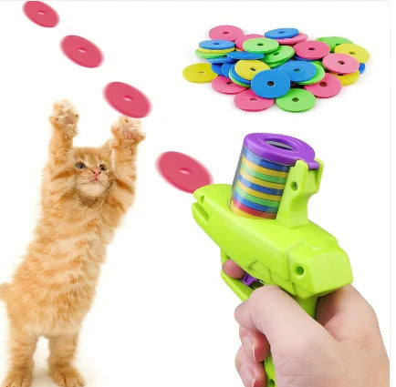 Cat Chase Foam Disc Launcher by Anti Spier