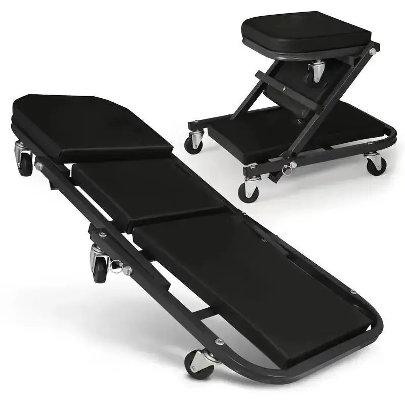 36-Inch Outdoor Z-Shaped Crawling Chair, an Adjustable Load Board Folding Vehicle Crawling Kit, And a Mechanical Crawler with 6 Wheels Measuring 2.5 Inches by Anti Spier