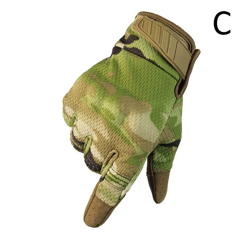 Men Breathable Full Finger Gloves by Anti Spier