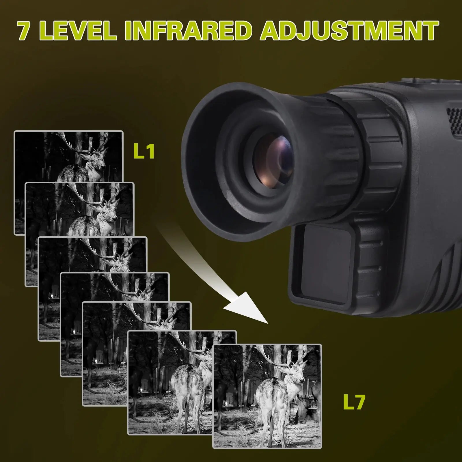 Digital Night Vision Monocular 24MP 1080P by Anti Spier
