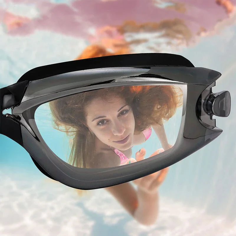 Clear Comfortable Swimming Goggles UV- Anti-Fog Swim Glasses Mirror Adult & Kids by Anti Spier