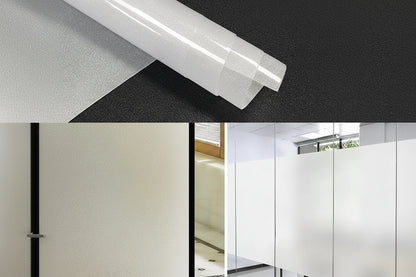 Frosted Glass Privacy Window Film for Offices - Static Cling Light Control by Anti Spier