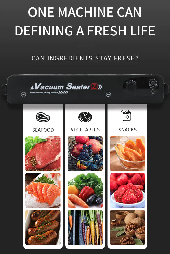 Vacuum Sealer Machine Food Preservation Storage Saver Automatic With Seal Bag by Anti Spier