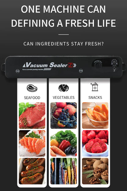 Vacuum Sealer Machine Food Preservation Storage Saver Automatic With Seal Bag by Anti Spier