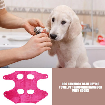 Portable Pet Dog Cat Grooming Hanging Hammock Harness Breathable Groom Helper US by Anti Spier