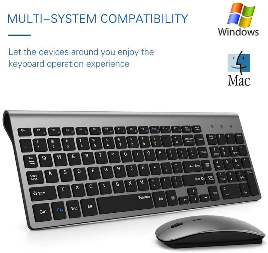 Wireless Keyboard And Ergonomic Mouse Set by Anti Spier