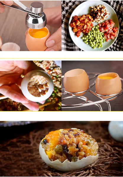 Stainless Steel Egg Topper Cutter by Anti Spier