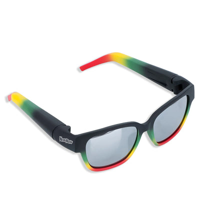Sunglasses with Hidden Horn Tube Storage by Anti Spier