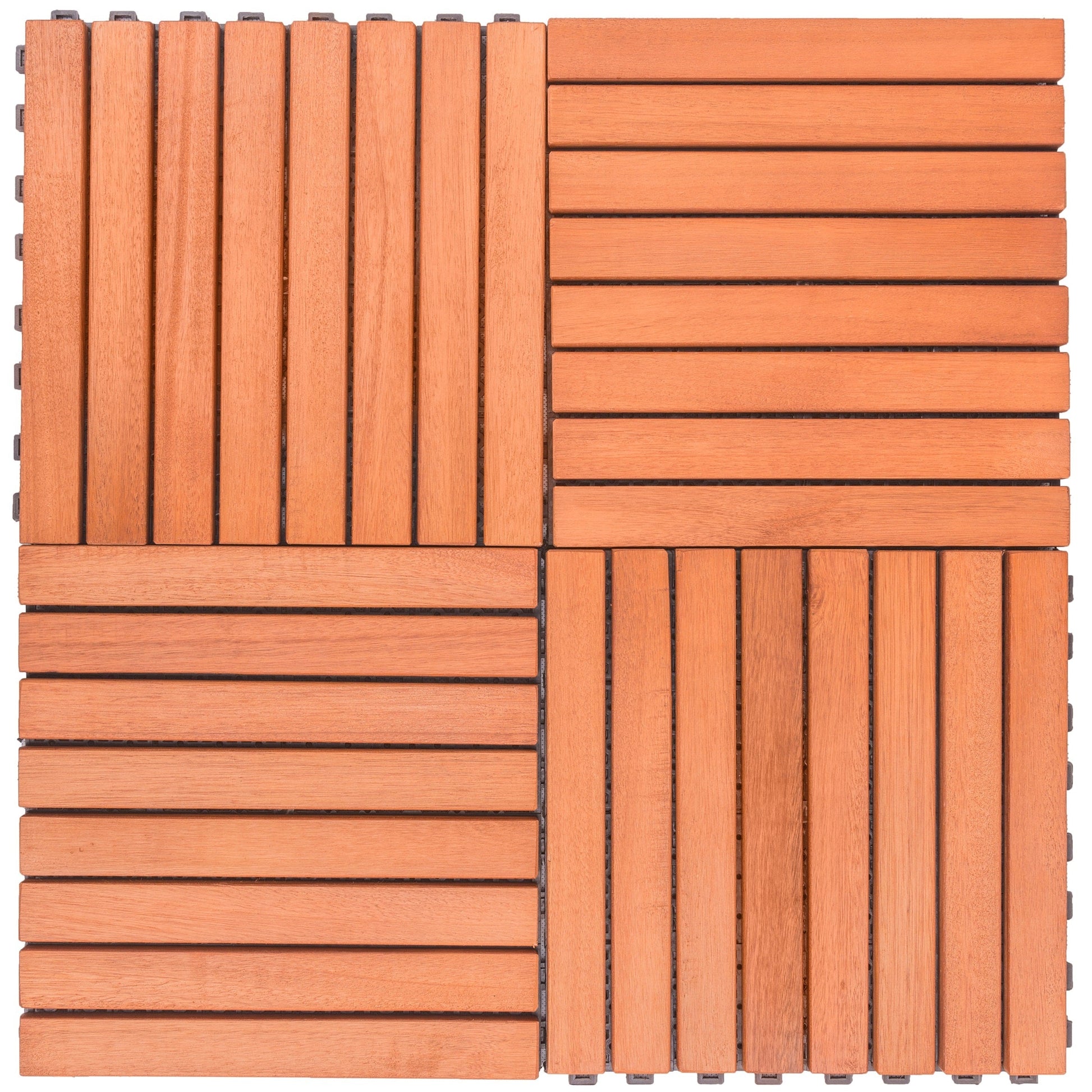Wooden Interlocking Deck Tiles by Anti Spier