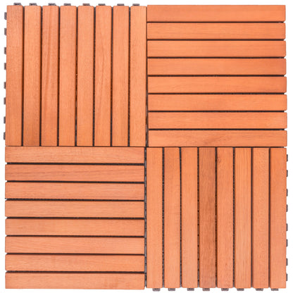 Wooden Interlocking Deck Tiles by Anti Spier