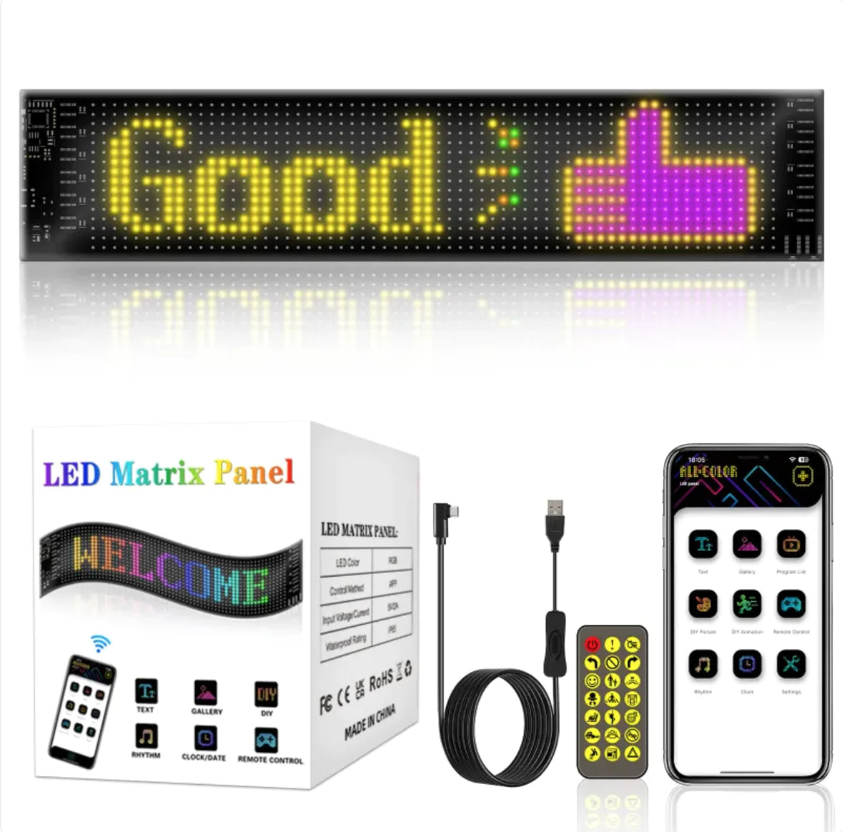 LED RGB Flexible Car Advertising Screen by Anti Spier